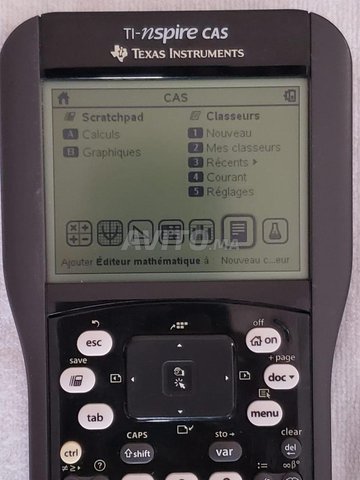 Calculatrice Ti nspire cas