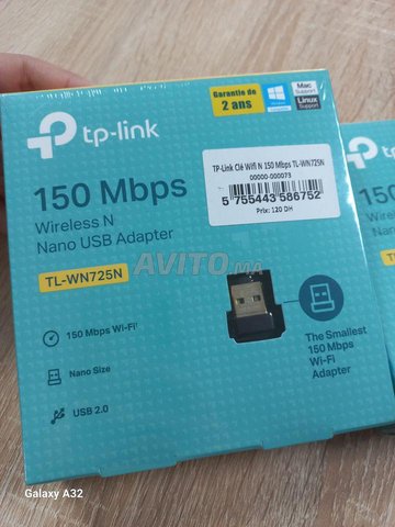 Nano Adaptateur USB WiFi N 150 Mbps (TL-WN725N)