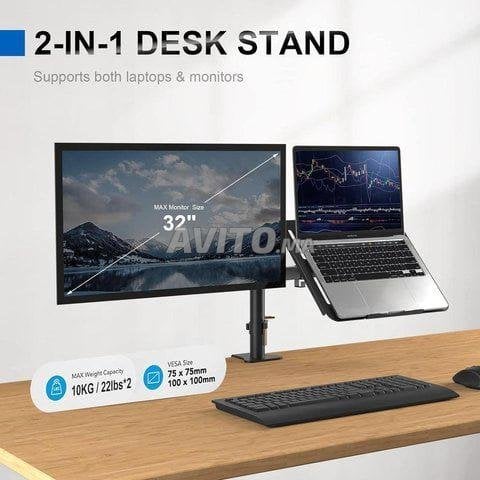 Support d'Ecran avec Plateau pour Laptop