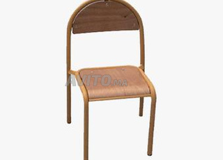 CHAISE SEMI METALLIQUE SCOLAIRE 