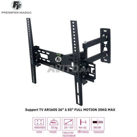 Support TV AR1605 26 à 55  FULL MOTION