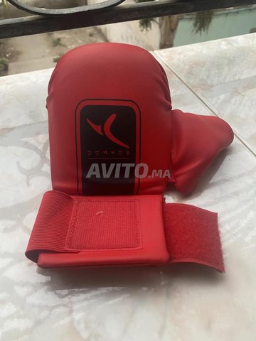 Gants rouge karaté 