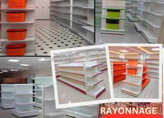 Rayonnage supermarché pour présentation / produits