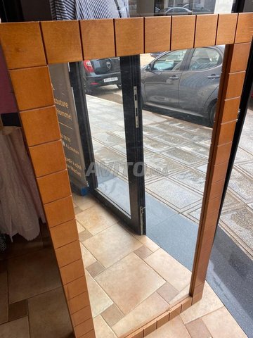 Miroir en bois lettre état neuf