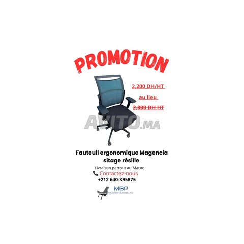 Fauteuil ergonomique Magencia sitage Bicolore 