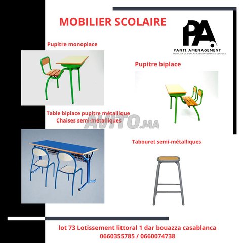 mobilier scolaire