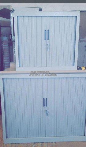 armoire portes a rideau haut et basse