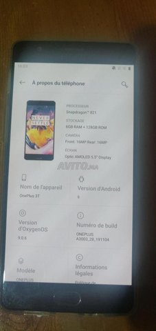 OnePlus 3T 128 gega 6 RAM 