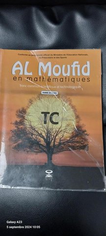 Livre de Mathématiques  tronc commun 