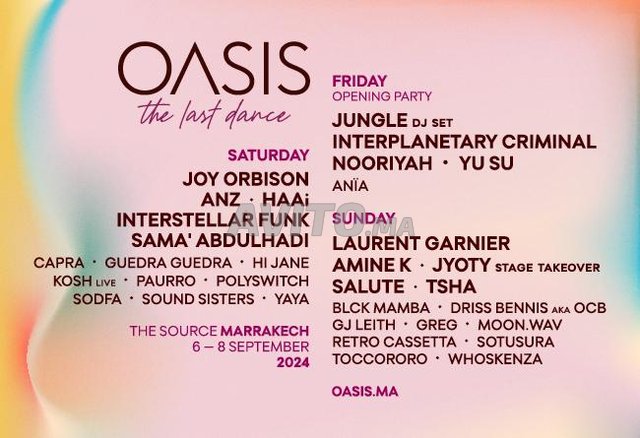 2 PASS OASIS FESTIVAL 2024 FULL WEEKEND