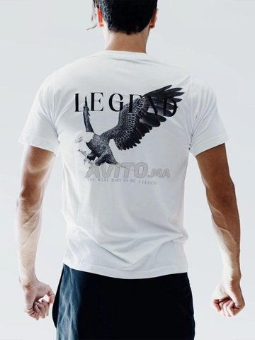 Share STRIVING T-SHIRT SPORT POUR HOMME BLANC