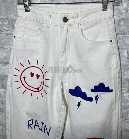 SHEIN white JEANS