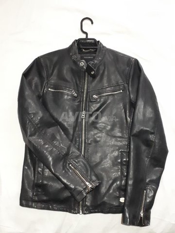 Jacket cuir noir 