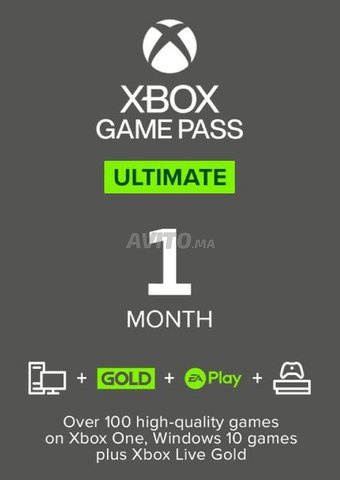 اشتراك لمدة شهر Xbox Game Pass Ultimate Xbox One