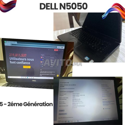 Pc Dell serie Inspiron N5050, Bon état 
