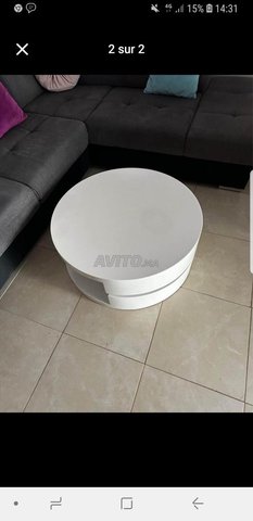 Table basse ronde