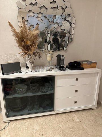 Buffet/meuble blanc tendance - très bon état 