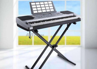 Support X clavier piano et synthétiseur en métal