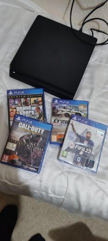 PS4 SLIM 1 TB AVEC 6 JEUX ONLINE 