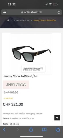 Lunettes Jimmy Choo 