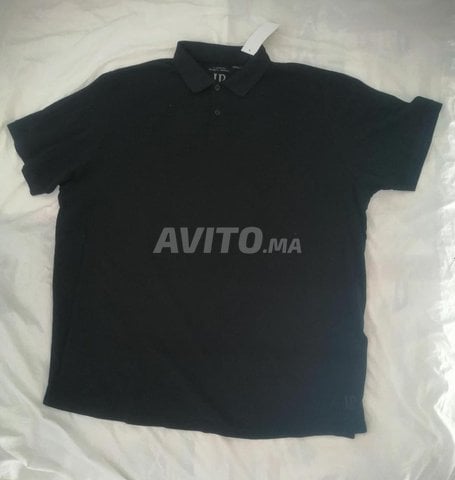Polo Noir Taille 4XL