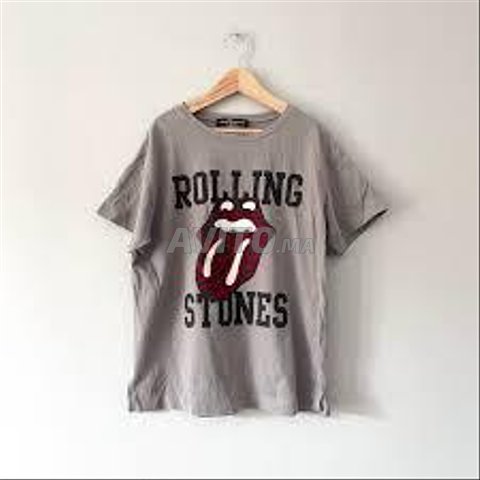 T shirt rolling stones femme
