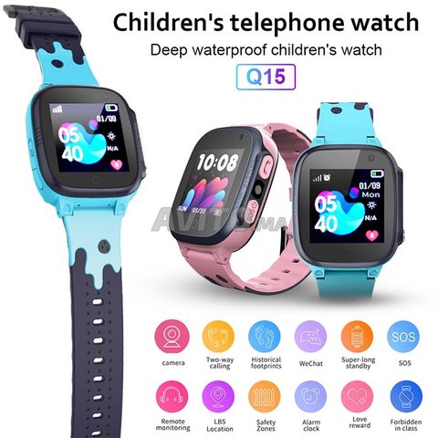 Montre connéctée pour les enfants GPS / Téléphone