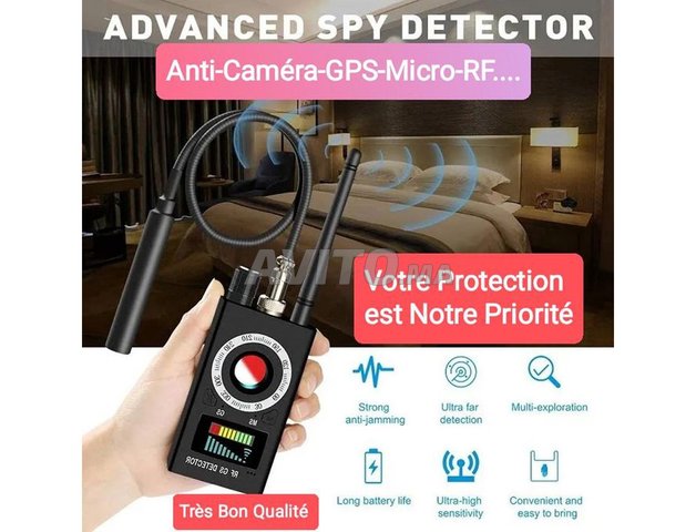 Détecteur GPS et les caméras cachées Anti espion