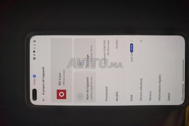 one plus nord 128g 8ram plus 3