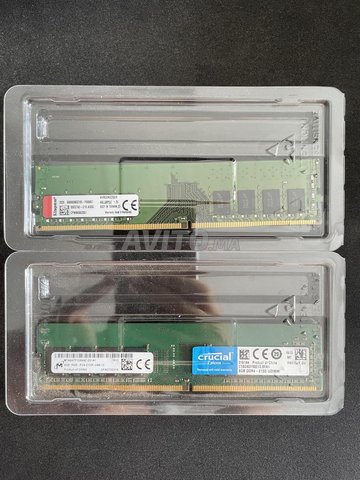 2 barrettes de ram DDR4 8go