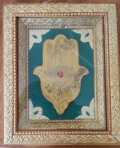Tableau doré main Fatma 