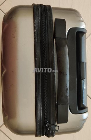 Valise cabine gris métal