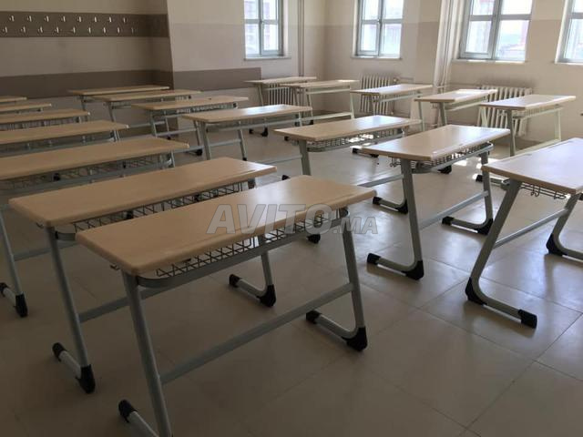 TABLE ET CHAISE SCOLAIRE 1PLACE/2PLACE