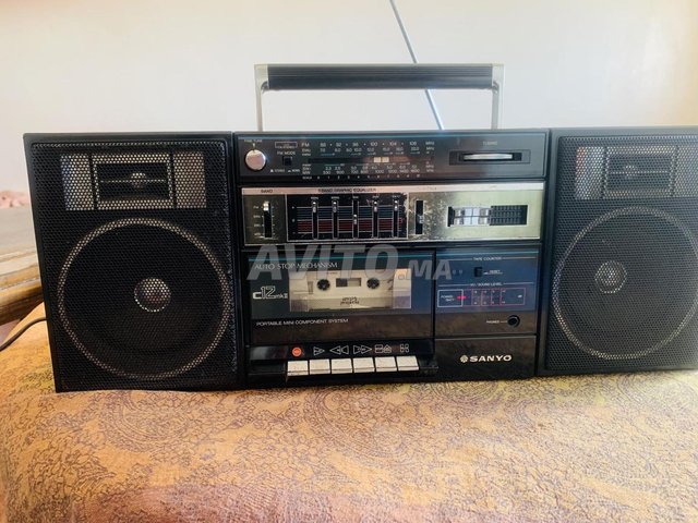 radio cassette recorder SANYO  4 bands 0 difo 📻💥🔥