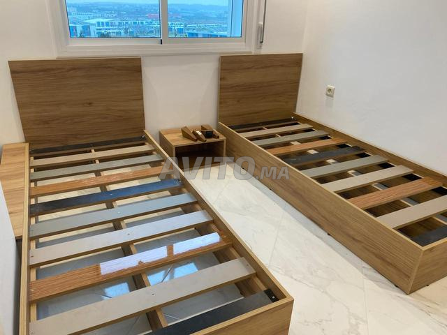 PROMO 2 Lits 190x90cm à seulement 2450 DH