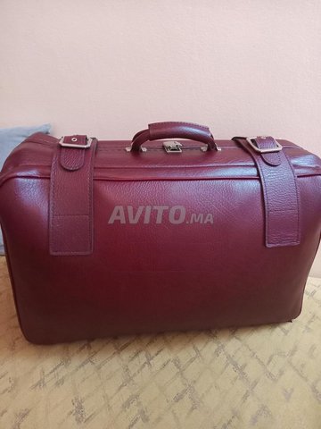 grand sac cuire bordeau antiquite