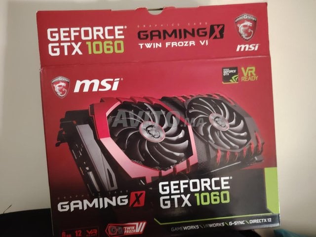 Carte graphique MSI GeForce GTX 1060 6 GB 