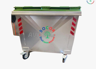 Benne 660L Galvanisé