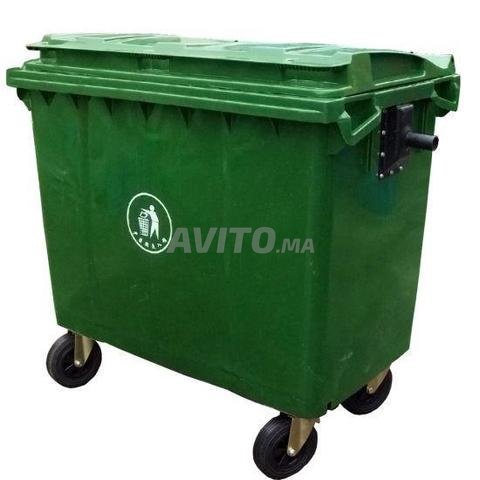 Bac à Ordure 660L Vert