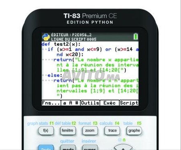 Calculatrice Graphique Texas Instruments 