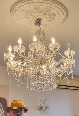 Lustre avec deux appliques