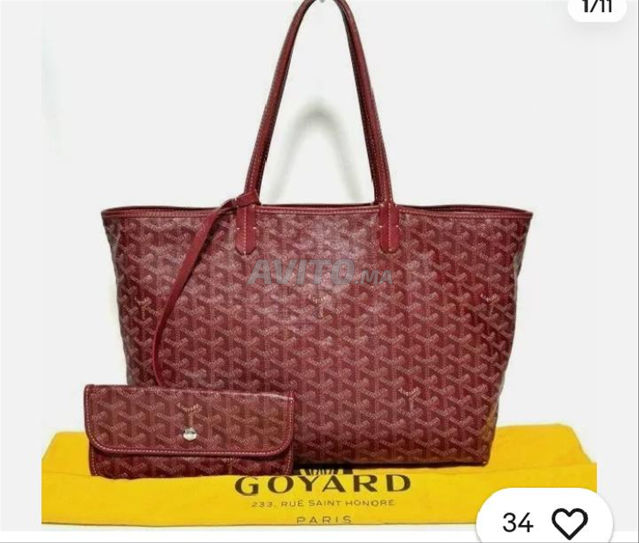 Pochette goyard pas cher best sale