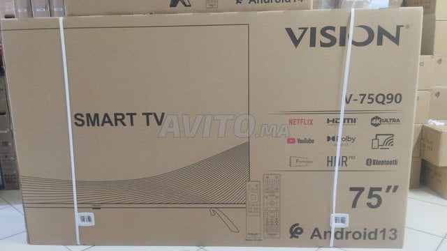 LED 75″ SMART TV 4K UHD android 13