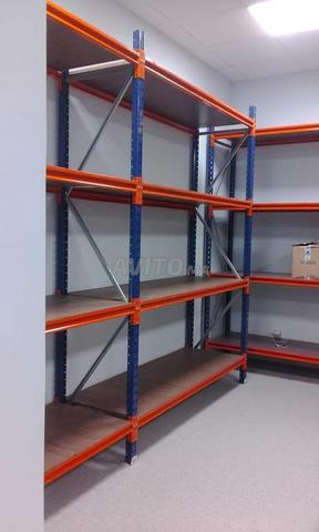 Rayonnage de stockage semi lourd métallique  - 2
