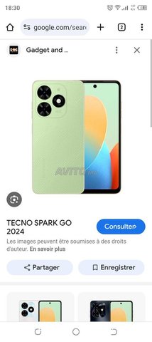 tecno spark go comme neuf