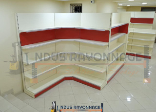 Gondole murale perforie / رفوف سوبرماركت