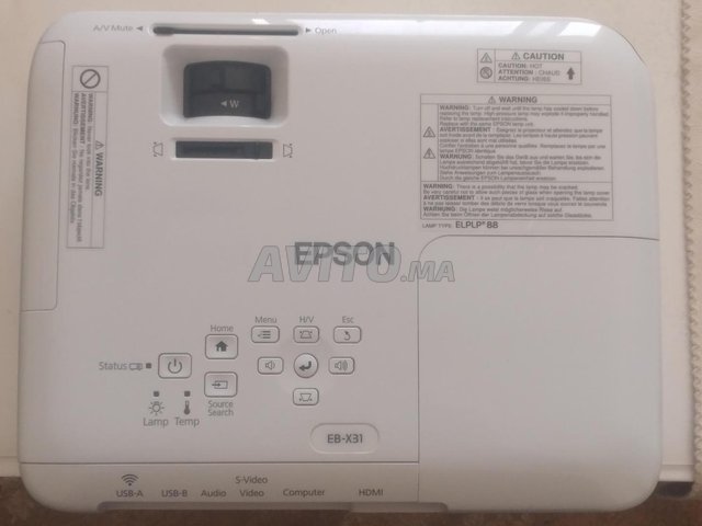 Vidéoprojecteur  epson EB-X31 3LCD HDMI 