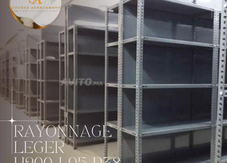 Rayonnage metallique leger