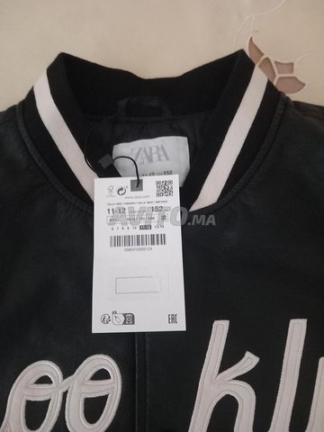 Veste cuire Zara garçon 10à12 ans