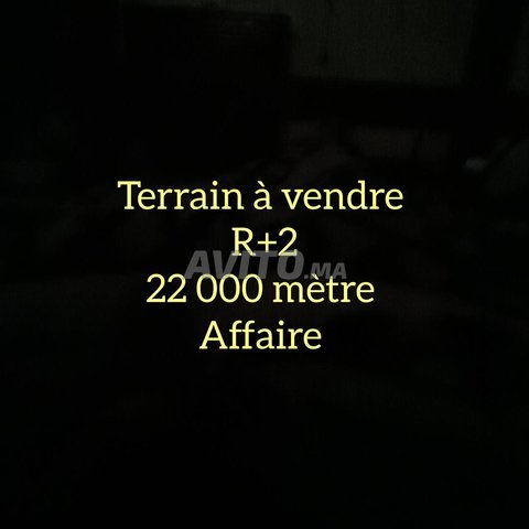Terrain 22000m2 zone R plus 2 al bostan